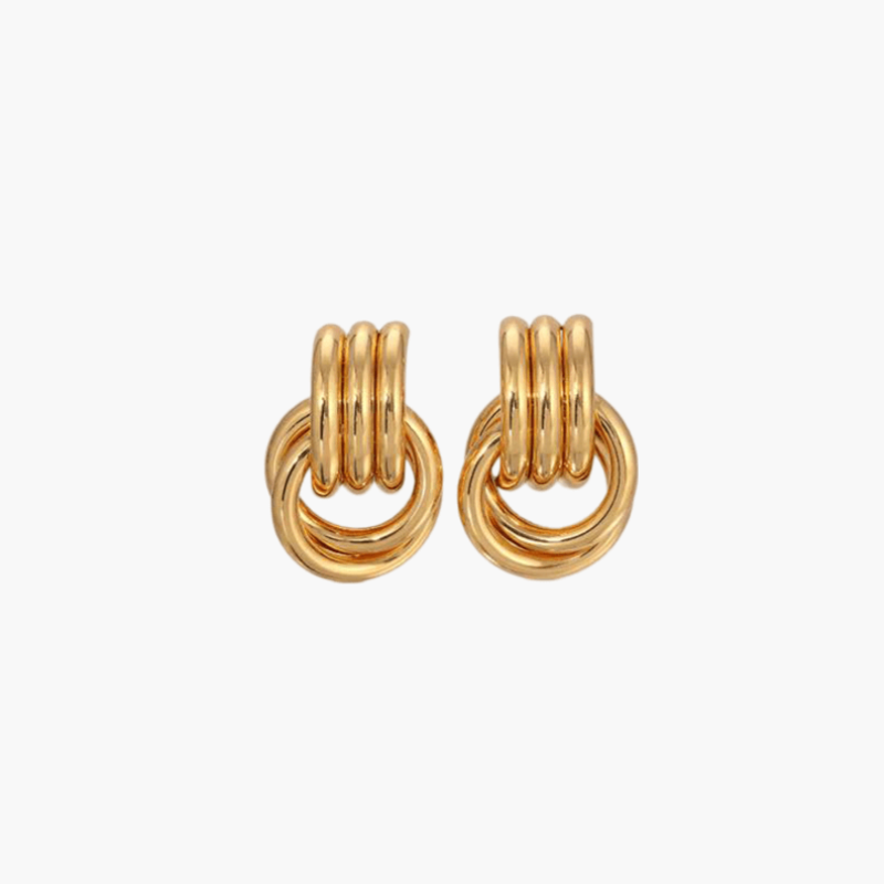 Mini pendientes de lazo