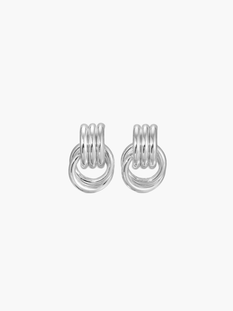 Mini pendientes de lazo