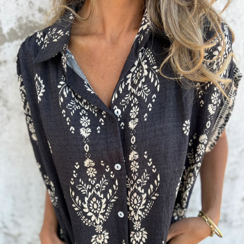 Rosa | Vestido de manga corta